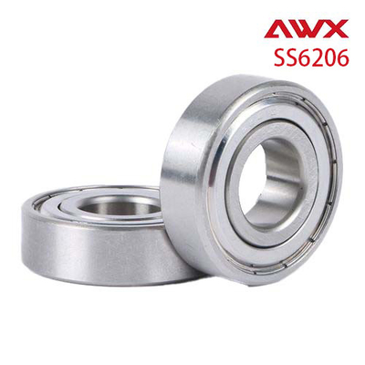شراء SS 6206-2Z الفولاذ محامل الكرات عالية الدقة الاحتكاك المنخفض التشحيم السابق التصنيع عبر الإنترنت